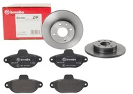 SADA PREDNÝCH DISKOV A DESTIČOV FIAT PUNTO BREMBO