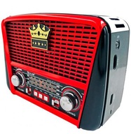 Solárne RÁDIO Prenosná RETRO BATÉRIA FM USB 5S