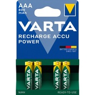 4x batérie R03/AAA VARTA READY2USE 800 mAh