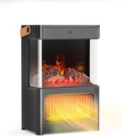 Elektrický ohrievač s ventilátorom, energeticky úsporný, 2000 W, plameňový efekt