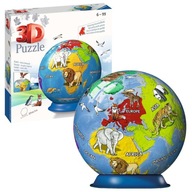 Ravensburger 3D Puzzle Globe Animals 72 ks