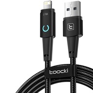 TOOCKI USB kábel pre IPHONE LIGHTNING QC PD 2.4A 2M