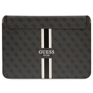 Puzdro Guess GUCS16P4RPSK pre 16" LAPTOP čierno/čierny 4G tlačený prúžok