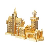 Kusové 3D kovové puzzle Zámok Neuschwanstein