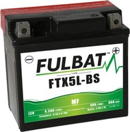 Fulbat YTX5L-BS FTX5L-BS MF batéria 12V 4,2Ah 70A