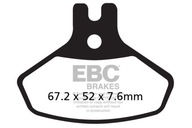 Brzdové platničky EBC FA468R (sada pre 1 kotúč)