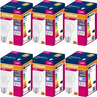 Osram LED žiarovka E27 4,9W=40W 470lm 4000K x 6