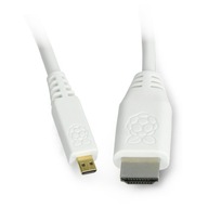 MicroHDMI-HDMI kábel - originálny pre RPi 4 - 1m