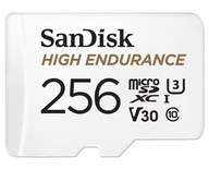 SANDISK MICROSD KARTA 256GB CCTV VIDEOREKORDÉR