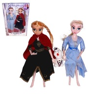 Sada 2 bábik Frozen 2 Bábika Anna Elsa Olaf 6273