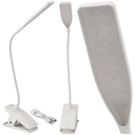 LED STOLNÁ LAMPA S KLOPOM, 3 FARBY