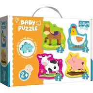 PUZZLE BABY CLASSIC COUNTRY ZVIERATKA 24M+ KOCKY