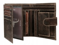 BUFFALO Pánska kožená peňaženka, prírodná koža P16