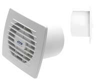 Kanlux Kúpeľňový ventilátor na stenu fi 100mm 19W Standrad White