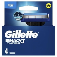 Náboje Gillette Mach3 Turbo, 4 kusy