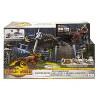 Sada JURASSIC WORLD DINOSAUR BASE so základňou Outpost Chaos Dinosaur Base