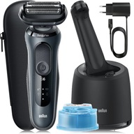 BRAUN SERIES 6 SENSE SHARVER + PUZDRO + ZÁKLADNA + TRIMER