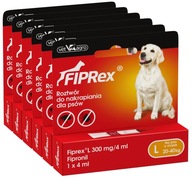 Fiprex Drops veľkých psov L 20-40kg KIT na 6 mesiacov