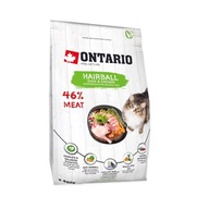 Krmivo na odstraňovanie chlpov pre mačky Ontario Cat Hairball 2 kg