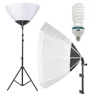 Foto set žiarovka statív softbox OCTA 60 NOVINKA