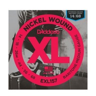 D'Addario EXL157 Nikel Wound Barytónové struny stredného kalibru 14-68