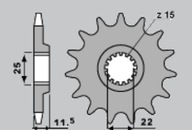 Cht Predné ozubené koleso 1252 14 Ktm Lc4 4021-14