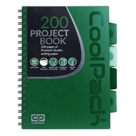 CoolPack Notebook notebook B5 100k mriežka zelená