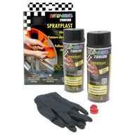 SPRAYPLAST Gumový sprej ČIERNY LESK 2x 400ml