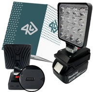 LAMPA PRE MAKITA + USB halogénové pracovné svetlo MAX