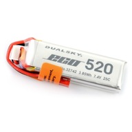 Li-Pol Dualsky 520mAh 25C 2S 7,4V bal