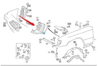 PLOCHA PREDNÉHO KOLA MERCEDES W124 ROH A1248840435