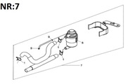 KPL. RECIRKULÁTOR VÝFUKOVÉHO VENTILU Bombardier DS 250cc