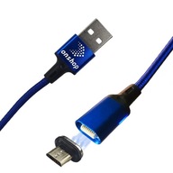 MAGNETICKÝ KÁBEL ONSHOP MICRO USB Nylon 2M 3A QC