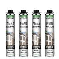 SET 4x montáž na pištoľ FOAM 750ml