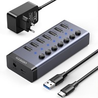 Ugreen hub 7v1, USB-C, USB-A, Power Delivery 3.0