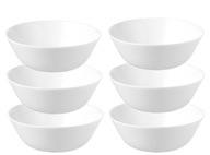 IKEA OFTAST Sada misiek pre 6 osôb, 15 cm, biela