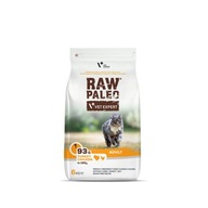 Suché krmivo pre dospelé mačky, morka s kuracím mäsom, Raw Paleo Adult Cat 6 kg