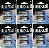 Maxell C LR14 alkalická batéria 2 ks x6