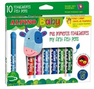 ALPINO BABY Fixky a fixky 10 farieb