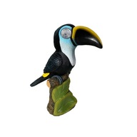 Solárne lampy Záhradné sochy Resin Toucan Blue