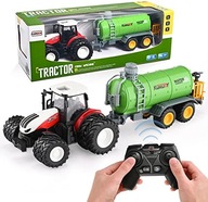 RC 2,4 GHz diaľkovo ovládaný traktor so zavlažovačom 1:24