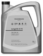 VOLKSWAGEN LONGLIFE III FE VW OIL 0W-30 5L VAG