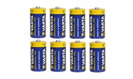 8x alkalická batéria VARTA INDUSTRIAL R14 C 1,5V