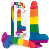 sex RAINBOW DILDO s prísavkou umelý PENIS