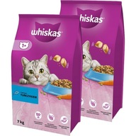 Whiskas Dospelý s suchým jedlom pre tuniaky pre mačku 14 kg (2x7 kg)