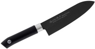 SATAKE Mečiar čierny japonský nôž Santoku 17 cm