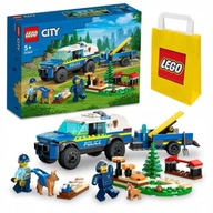 Policajné auto LEGO City Off-Road SUV s prívesom 60369 + taška