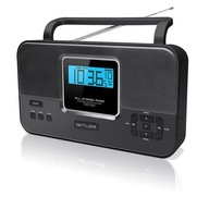 Muse M-087R Black, 2-pásmové PLL stereo prenosné rádio