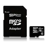 Pamäťová karta MicroSDHC Silicon Power Elite UHS-1 16GB CL10 + adaptér