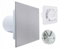 DOMÁCI KÚPEĽŇOVÝ VENTILÁTOR FI100mm HLINÍKOVÝ ČASOVAČ TICHÝ + VENTIL ZDARMA